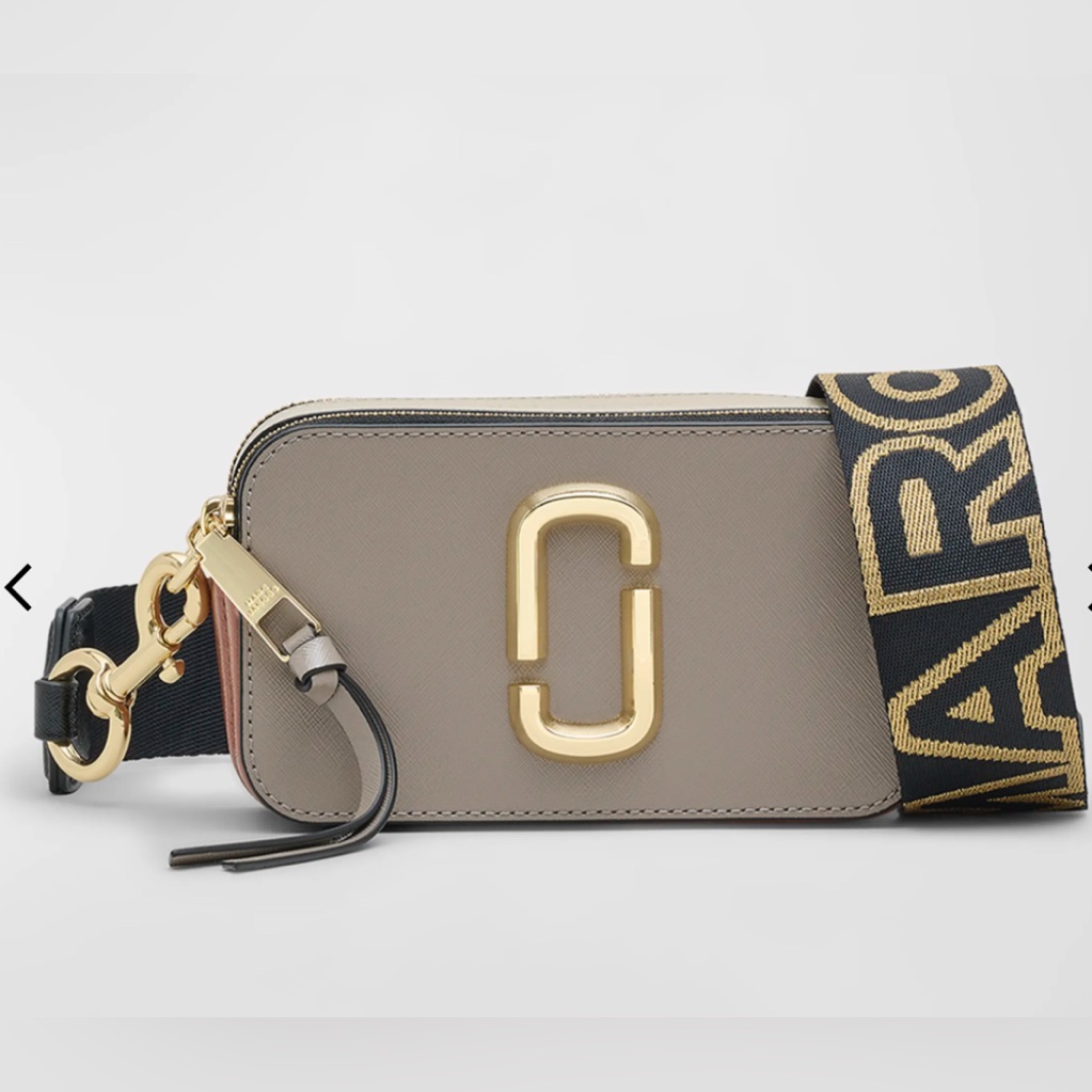Nwt The Colorblock Snapshot Marc Jacobs Gray Crossbody Bag